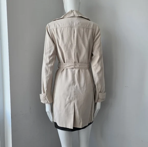 NWT Banana Republic Khaki Women's Trench Coat XS - Picture 4 of 11